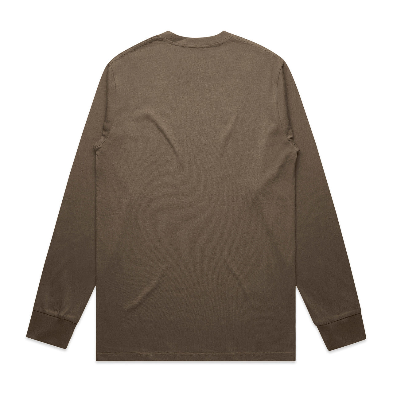 Classic L/S Tee (5XL) Walnut - Back