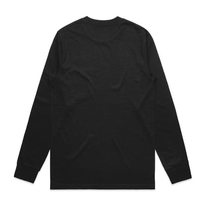 Classic Pocket L/S Tee Black - Back