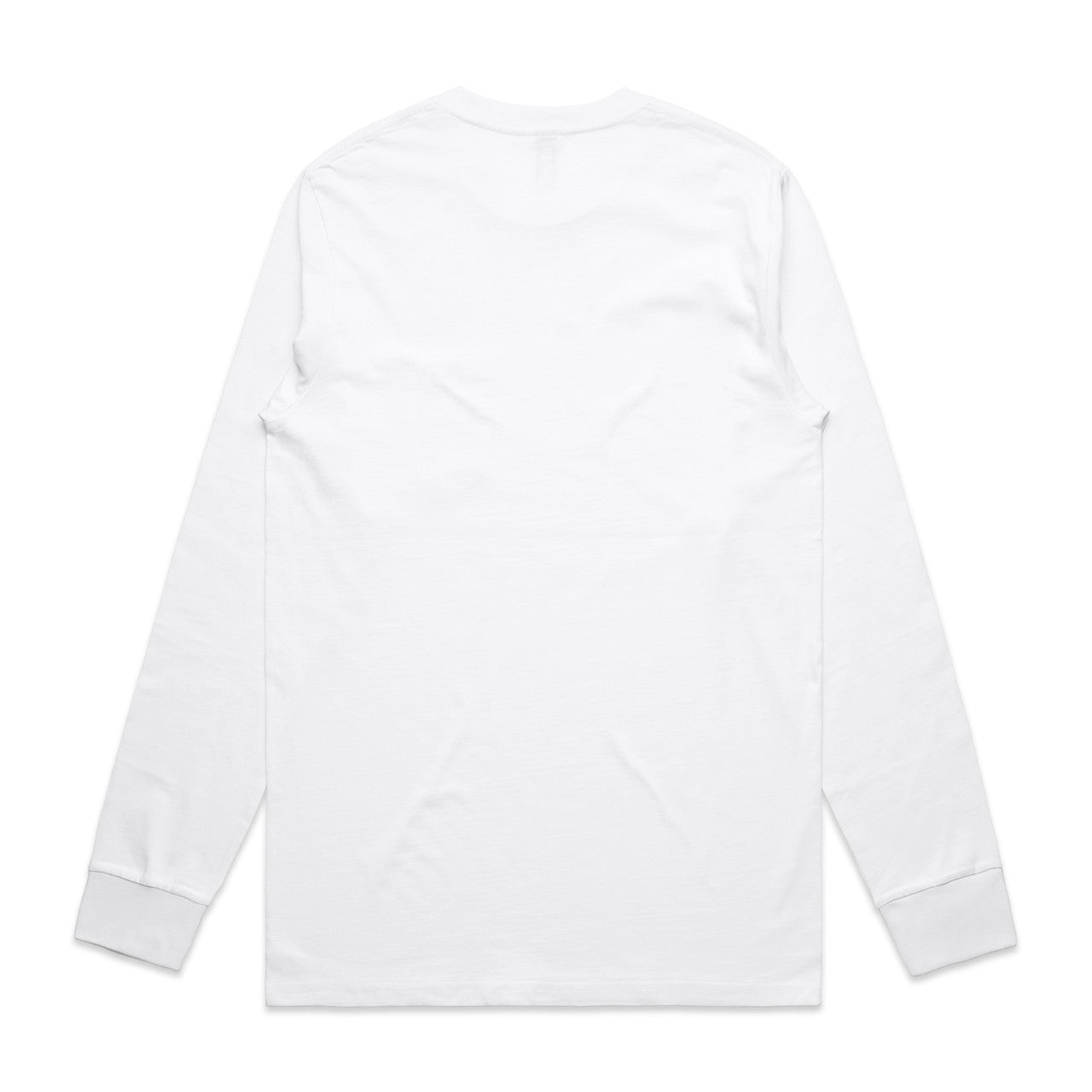 Classic Pocket L/S Tee White - Back