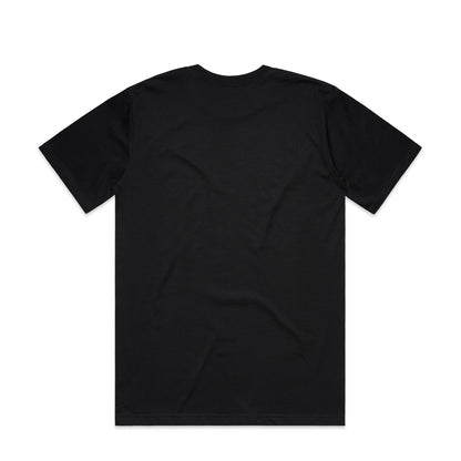 Classic Minus Tee [5cm] Black - Back