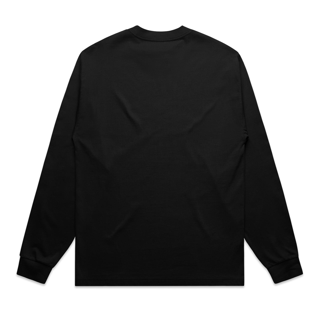 Heavy L/S Tee Black - Back