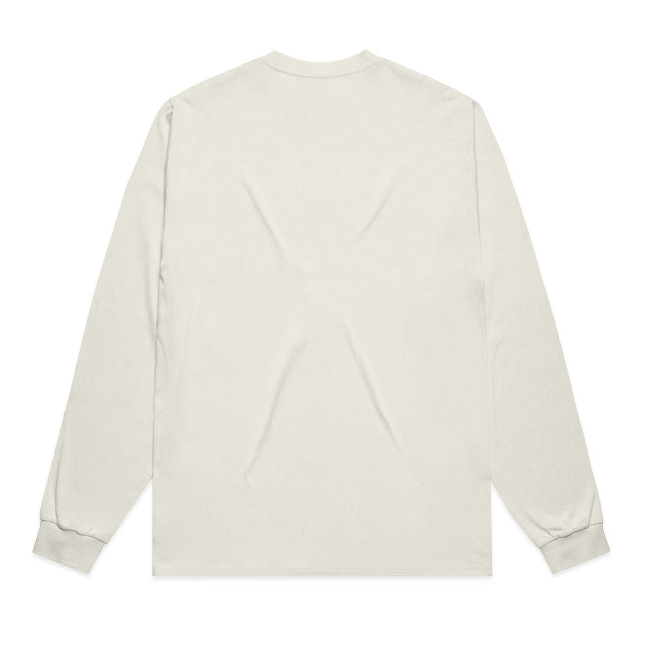 Heavy L/S Tee Ecru - Back