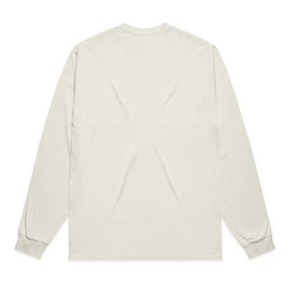 Heavy L/S Tee Ecru - Back