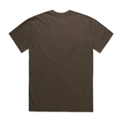 Heavy Faded Tee Faded Brown - Back