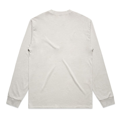 Heavy Faded L/S Tee Faded Bone - Back