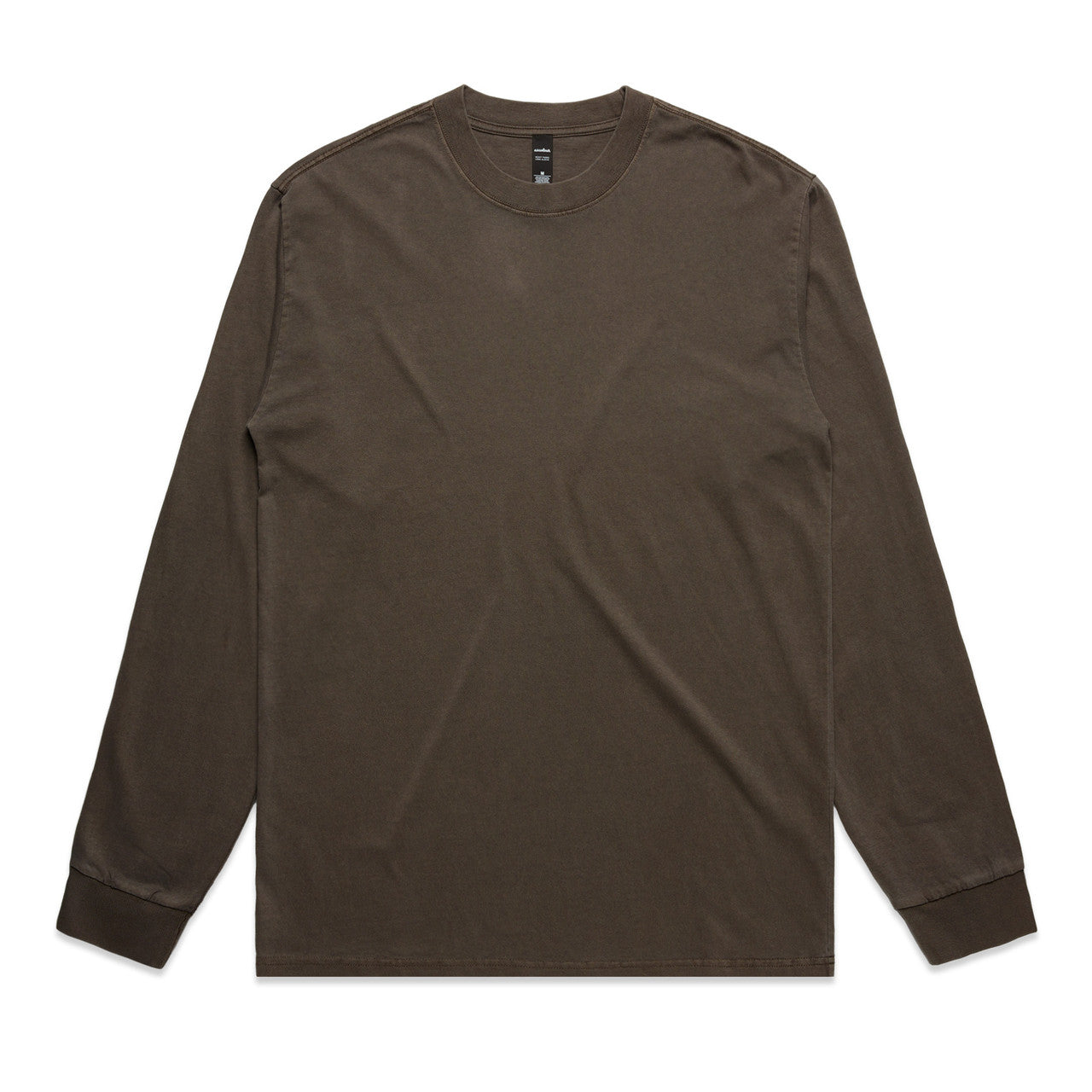Heavy Faded L/S Tee Faded Brown