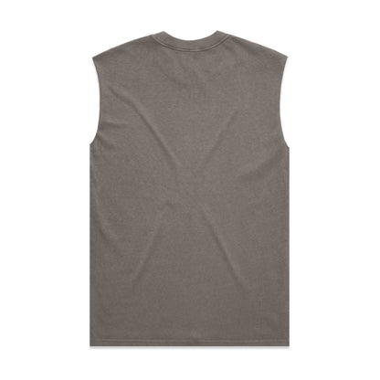 Heavy Faded Tank Faded Grey - Back