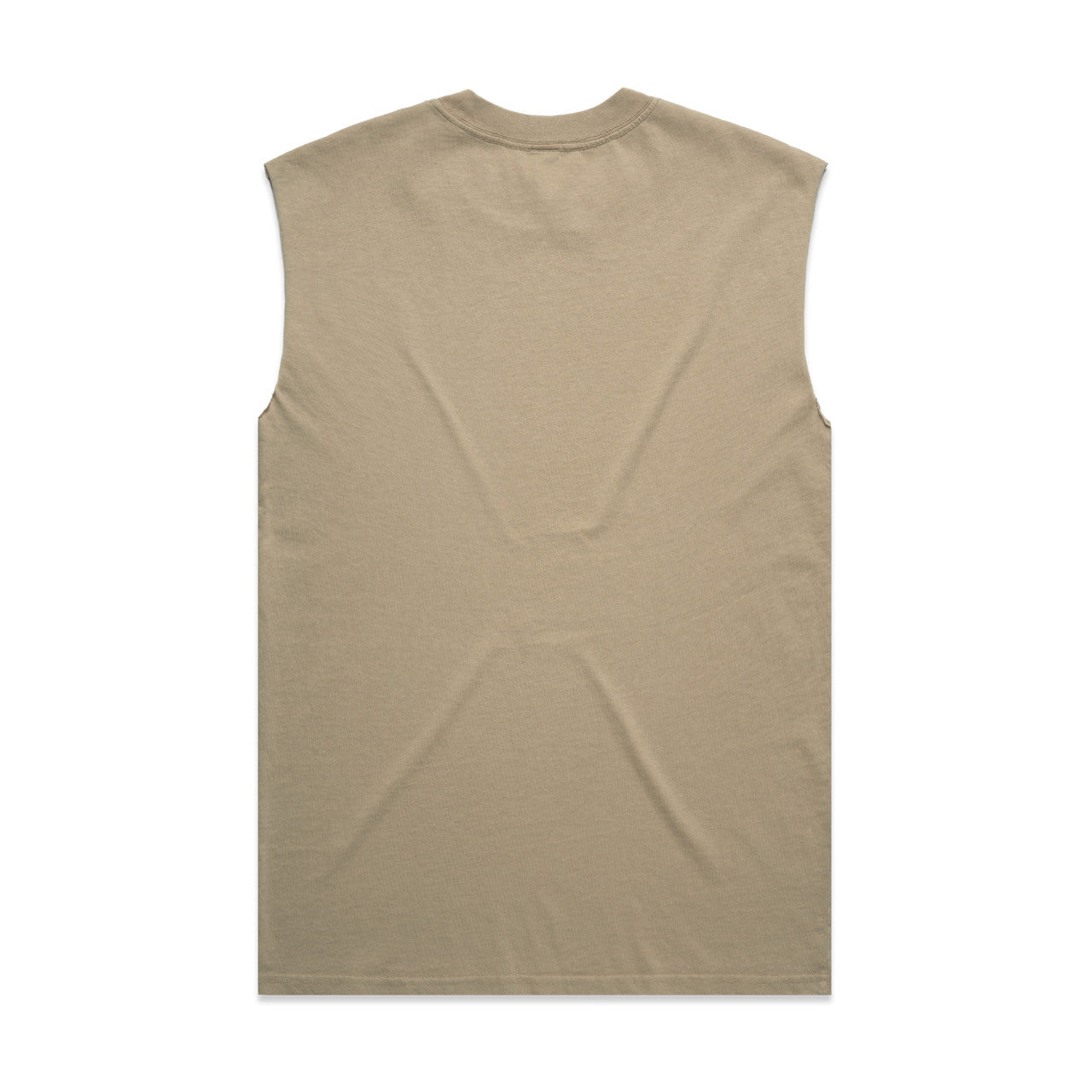 Heavy Faded Tank Faded Khaki - Back