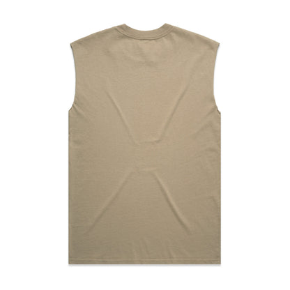 Heavy Faded Tank Faded Khaki - Back