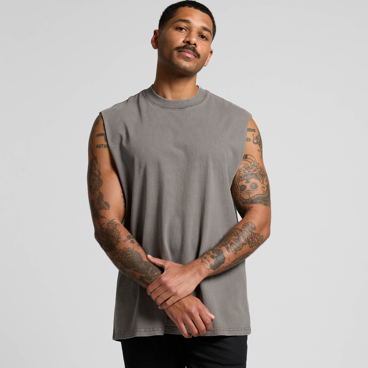 Heavy Faded Tank Back