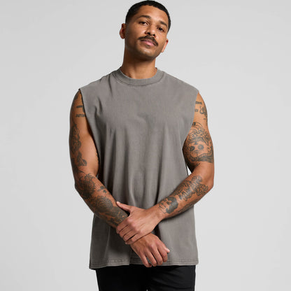 Heavy Faded Tank Back