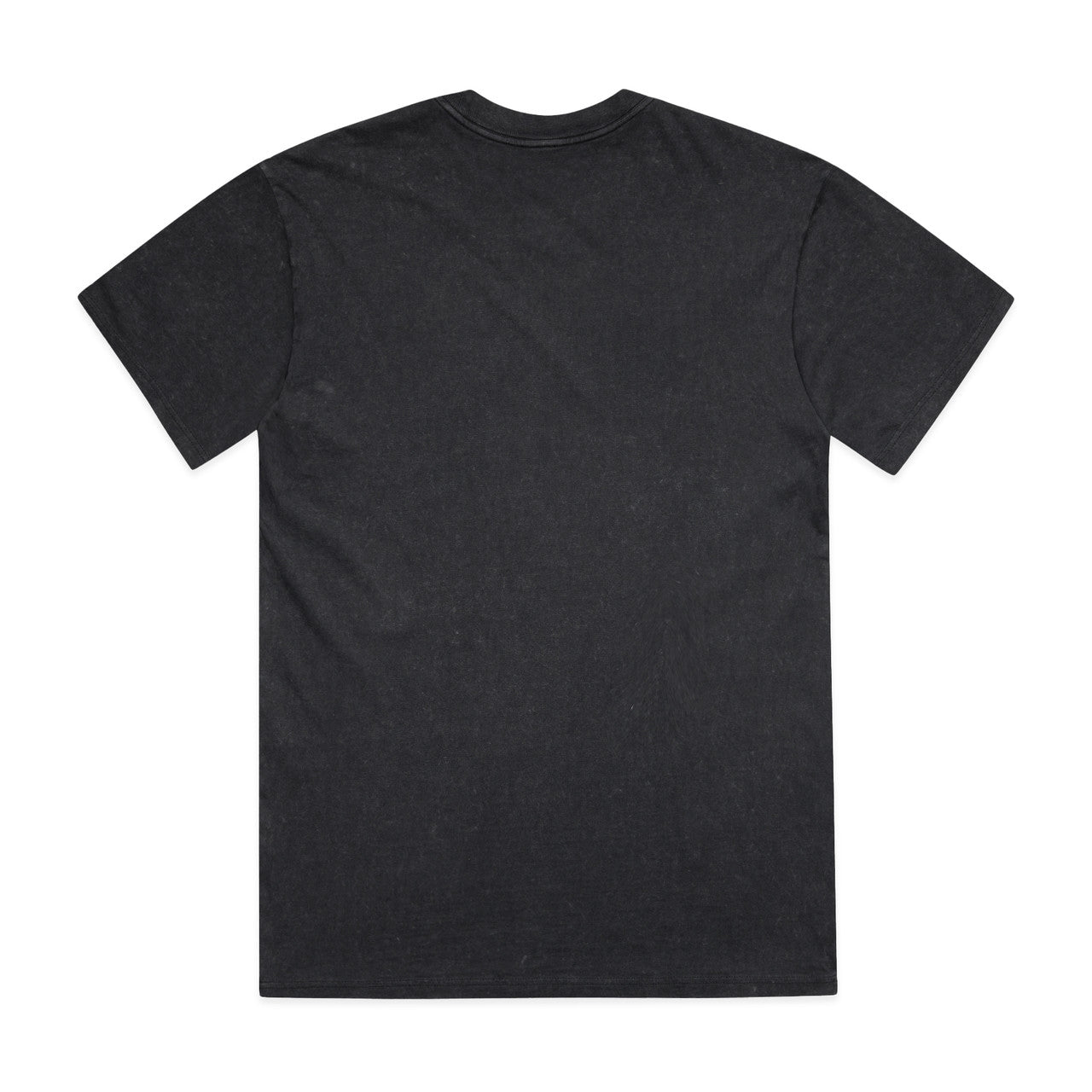 Stone Wash Heavy Tee Black Stone - Back