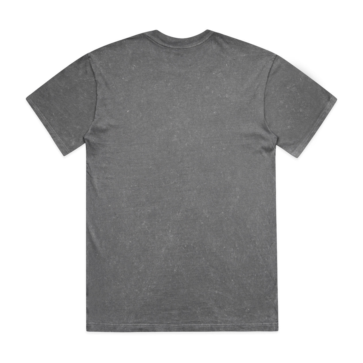 Stone Wash Heavy Tee Coal Stone - Back