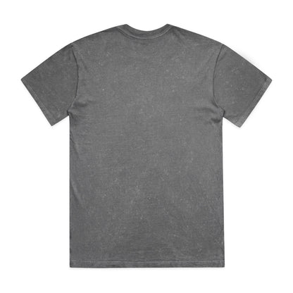 Stone Wash Heavy Tee Coal Stone - Back