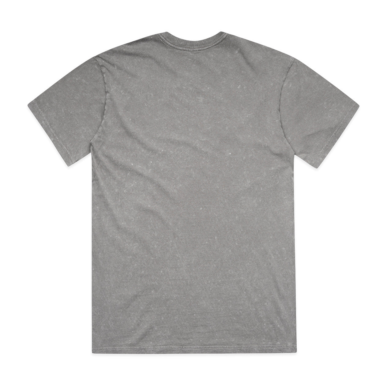 Stone Wash Heavy Tee Grey Stone - Back