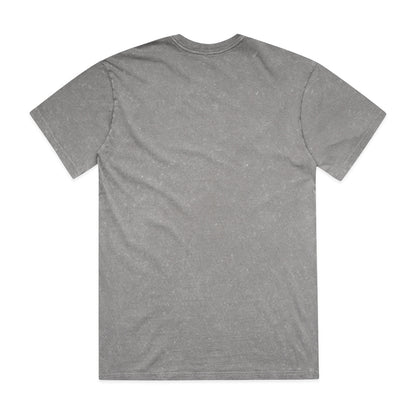 Stone Wash Heavy Tee Grey Stone - Back