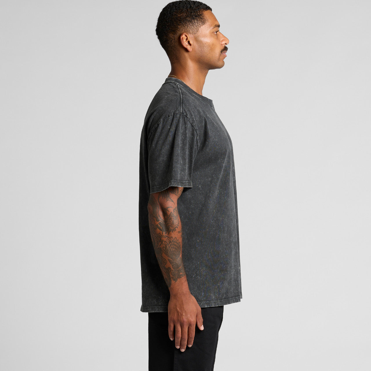 Stone Wash Heavy Tee Side