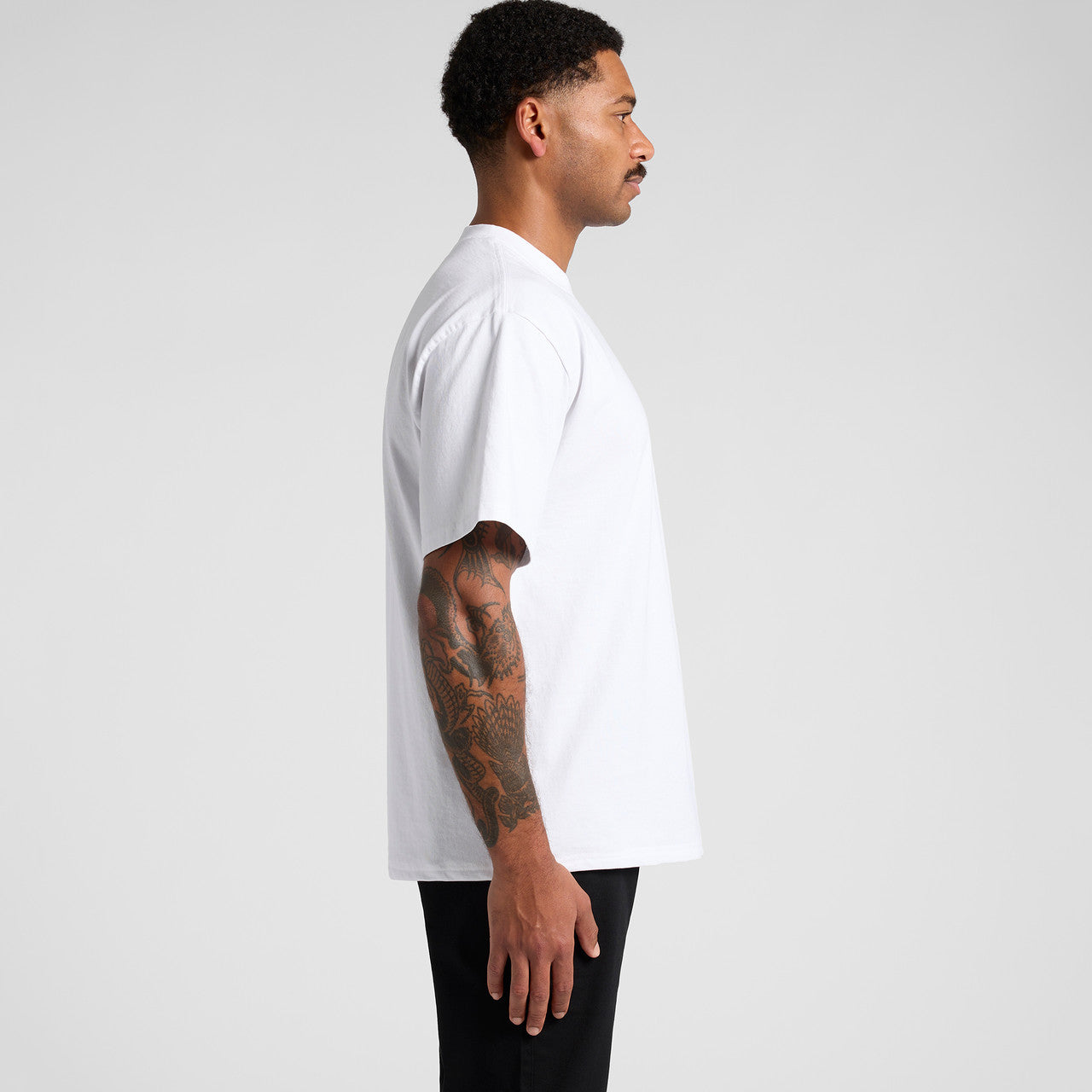 Heavy Faded Minus Tee [5cm] Side