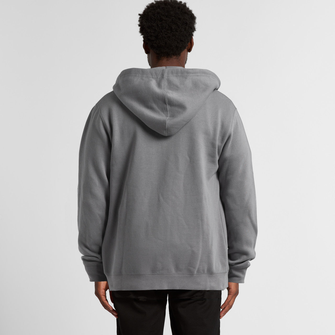 Stencil Zip Hood Back