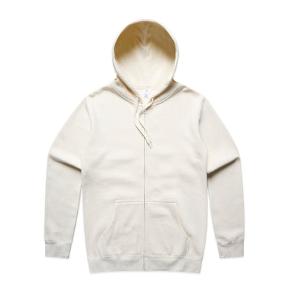 Stencil Zip Hood Ecru