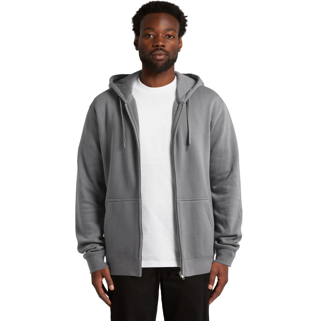 Stencil Zip Hood Front