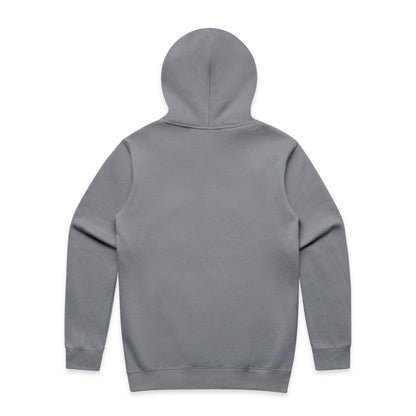 Stencil Zip Hood Gravel - Back