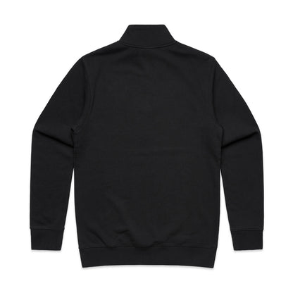 Stencil Half Zip Crew (5XL) Black - Back