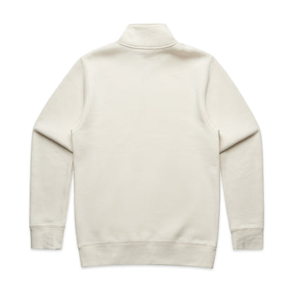 Stencil Half Zip Crew (5XL) Ecru - Back