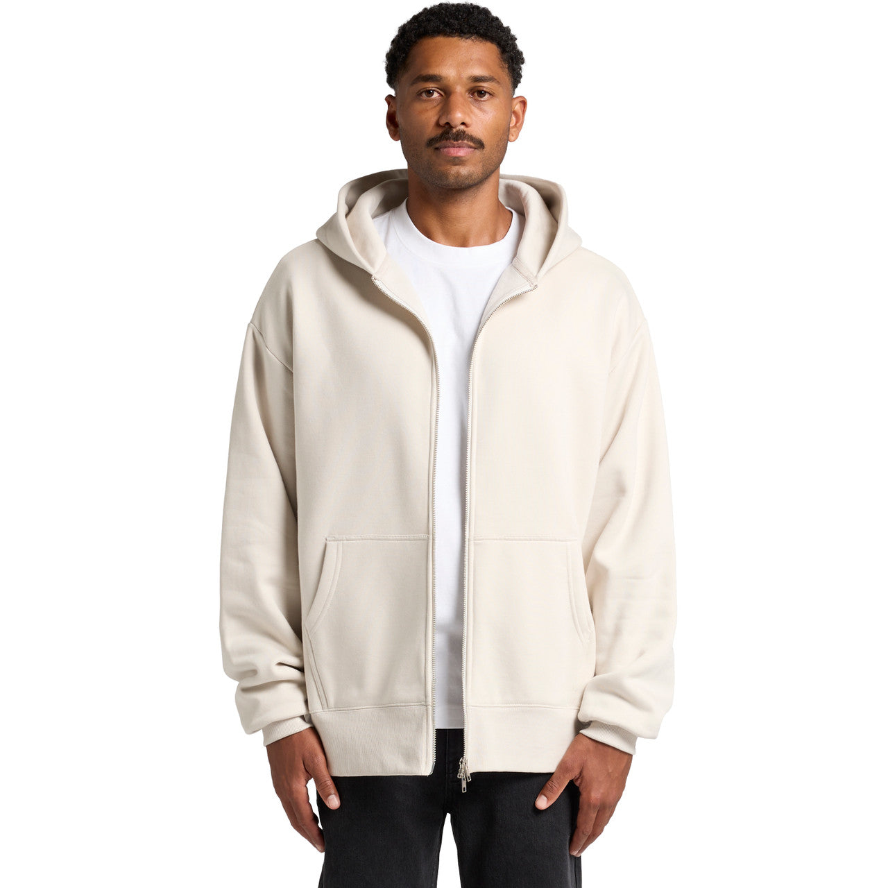 Heavy Zip Hood Front