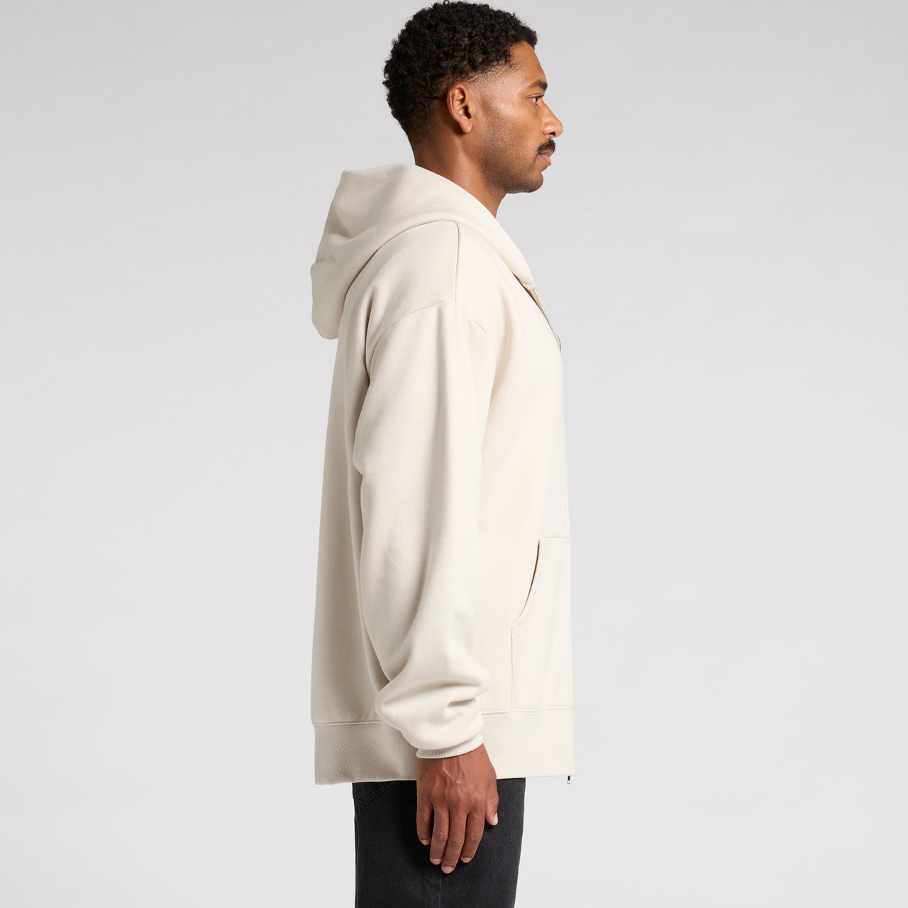 Heavy Zip Hood Side