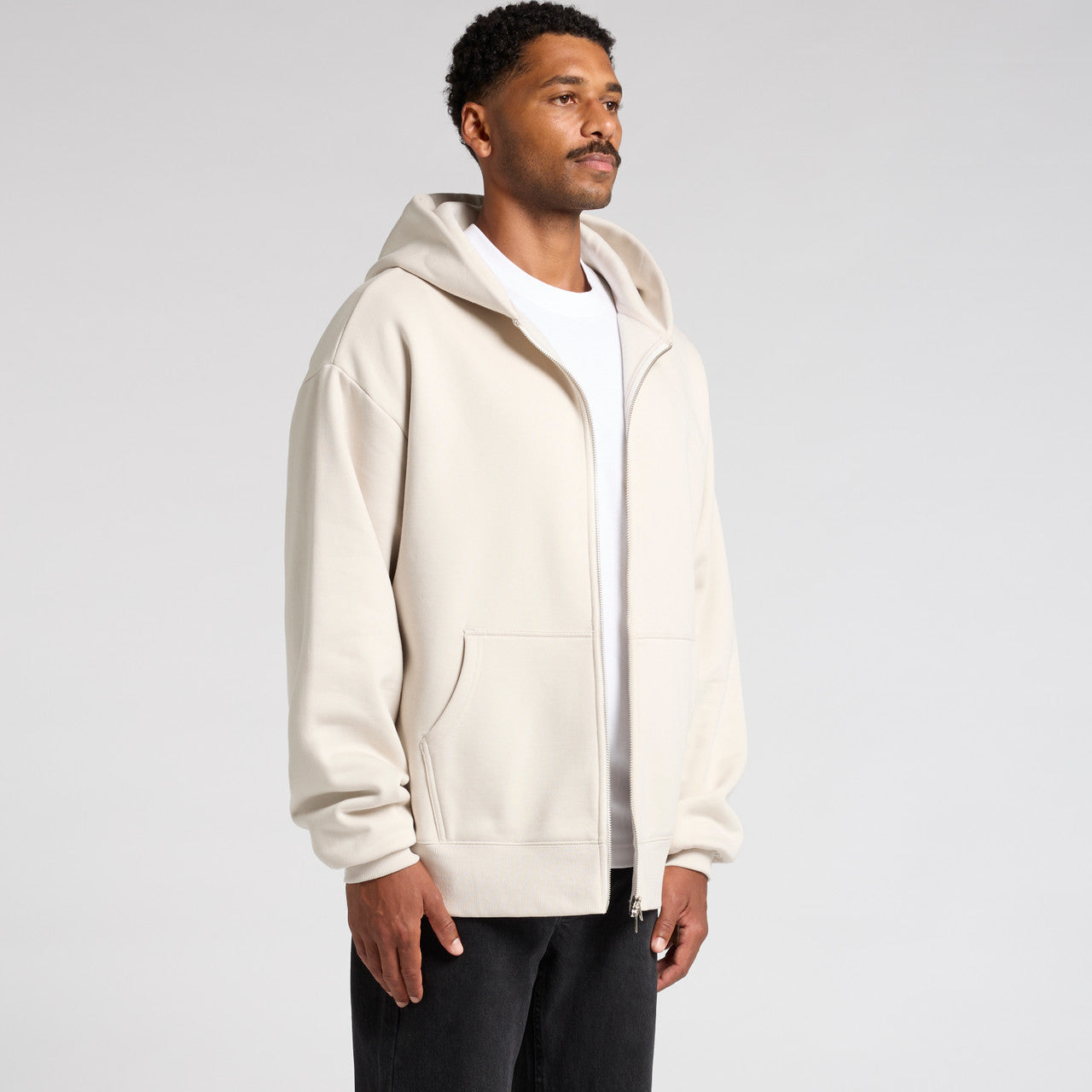Heavy Zip Hood Turn