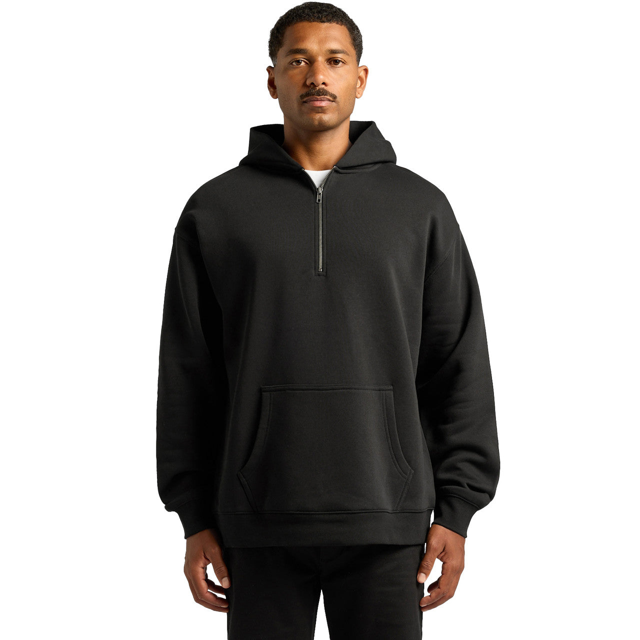 Relax Half Zip Hood Front