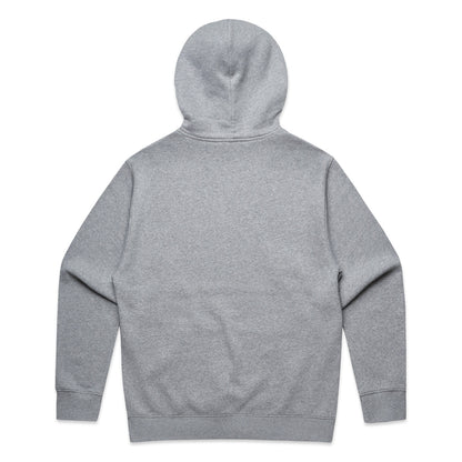 Relax Half Zip Hood Grey Marle - Back