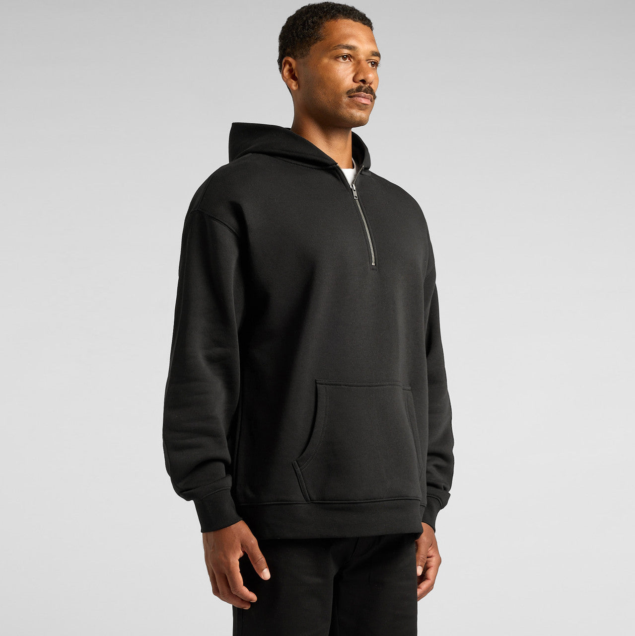 Relax Half Zip Hood Turn