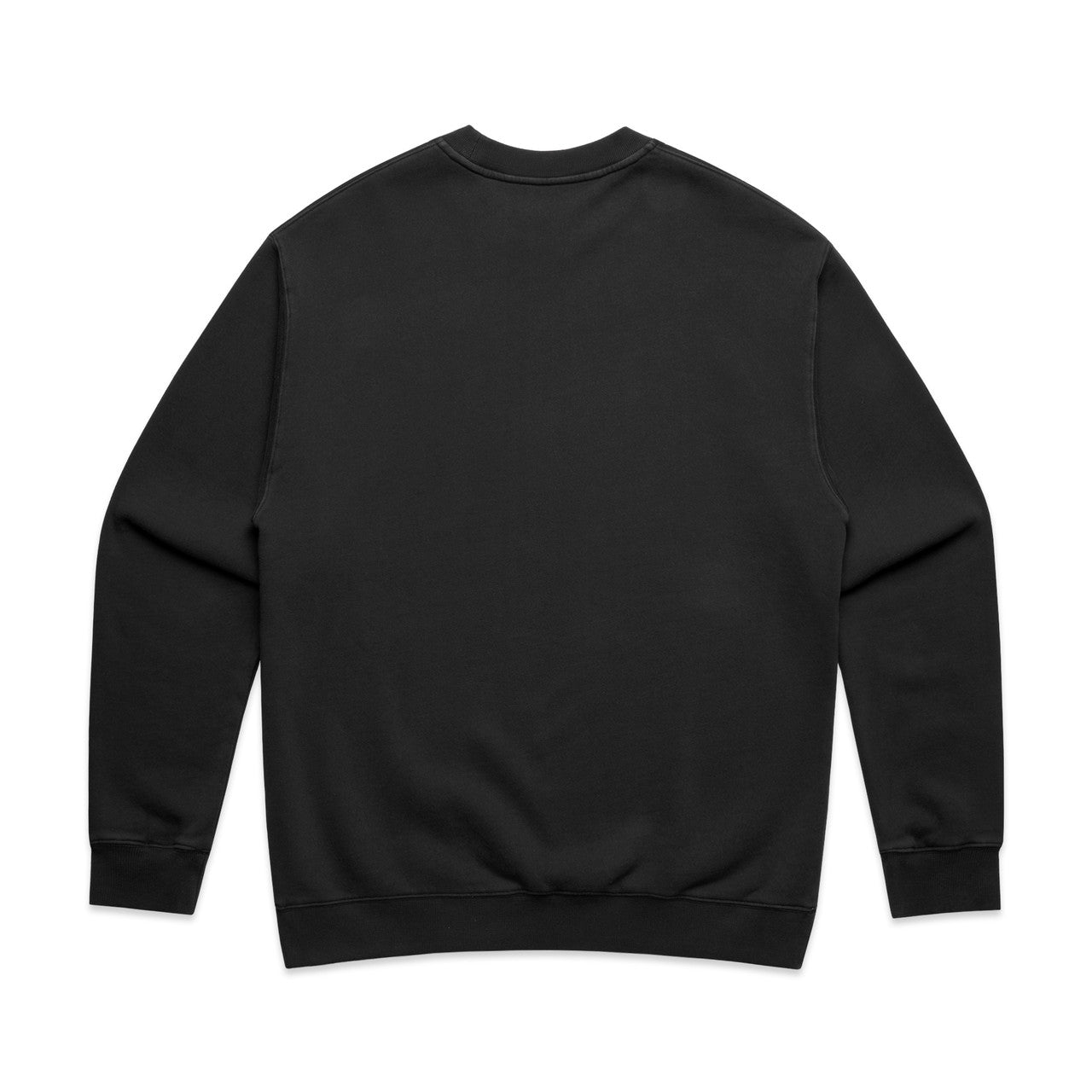 Relax Faded Crew Faded Black - Back