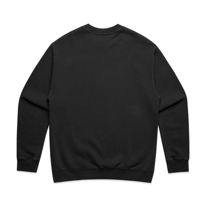 Relax Faded Crew Faded Black - Back