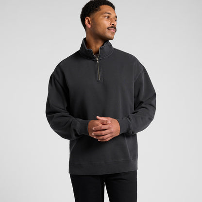 Relax Faded Half Zip Back