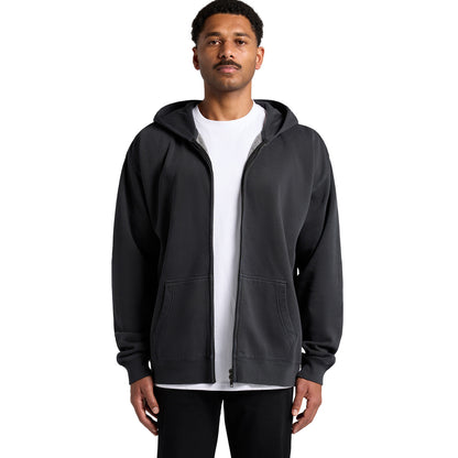 Relax Faded Zip Hood Front