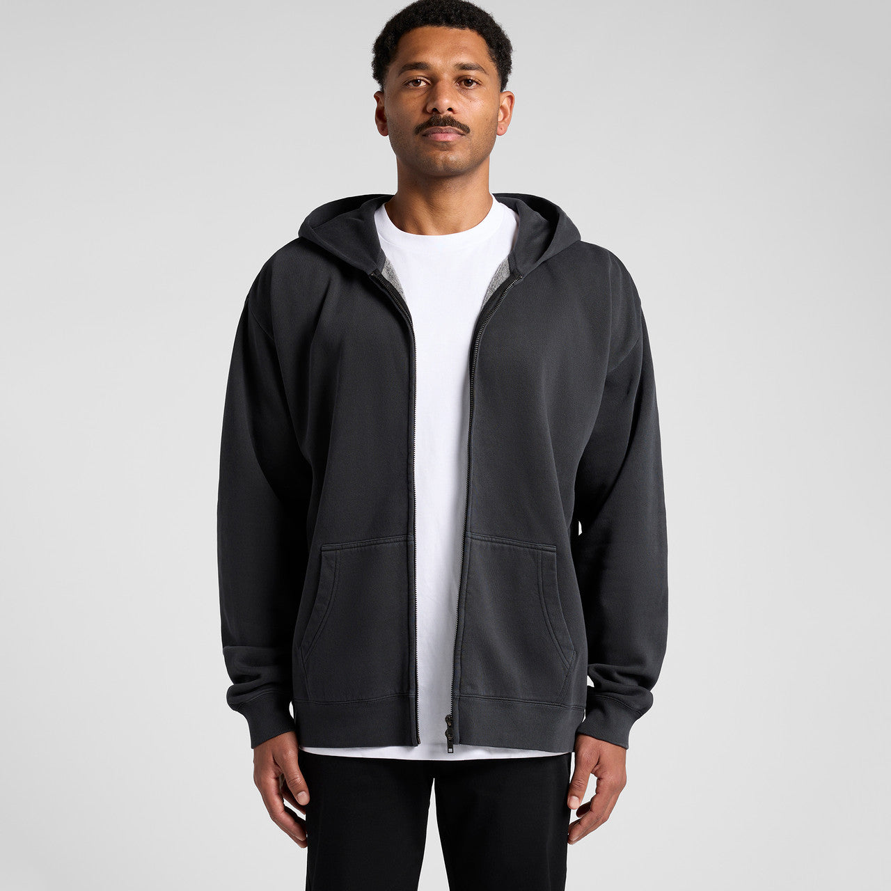 Relax Faded Zip Hood 5170