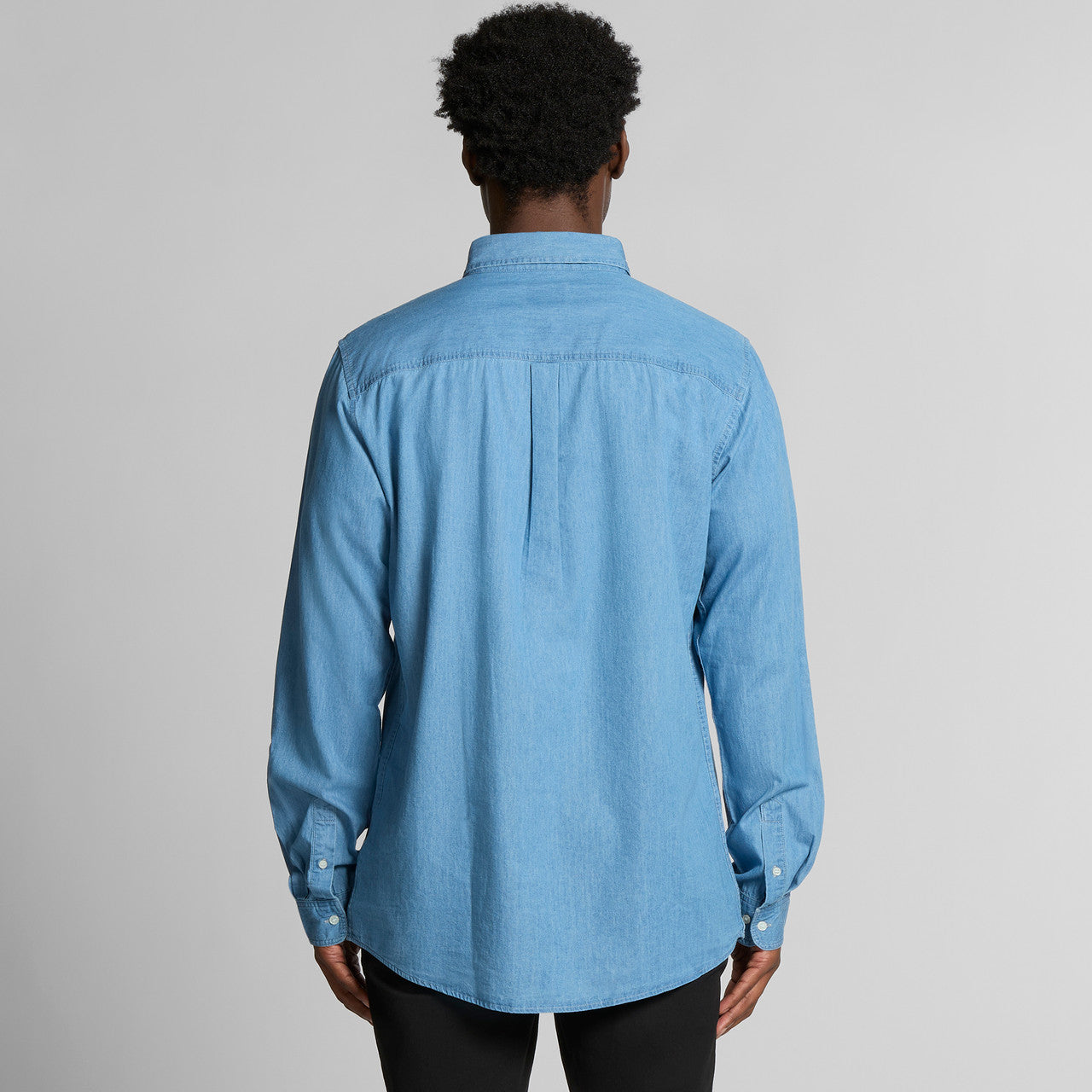 Blue Denim Shirt Back
