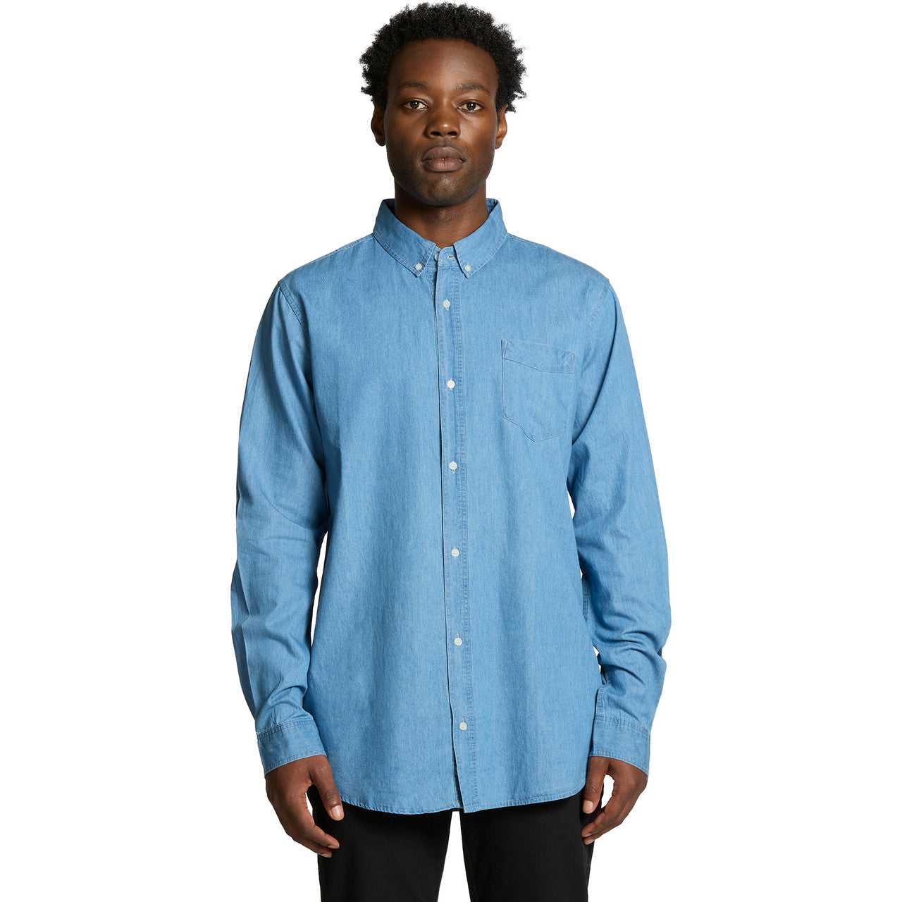 Blue Denim Shirt Front