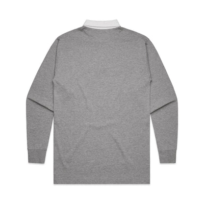 Rugby Jersey Grey Marle - Back