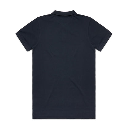 Pique Polo (5XL) Navy - Back
