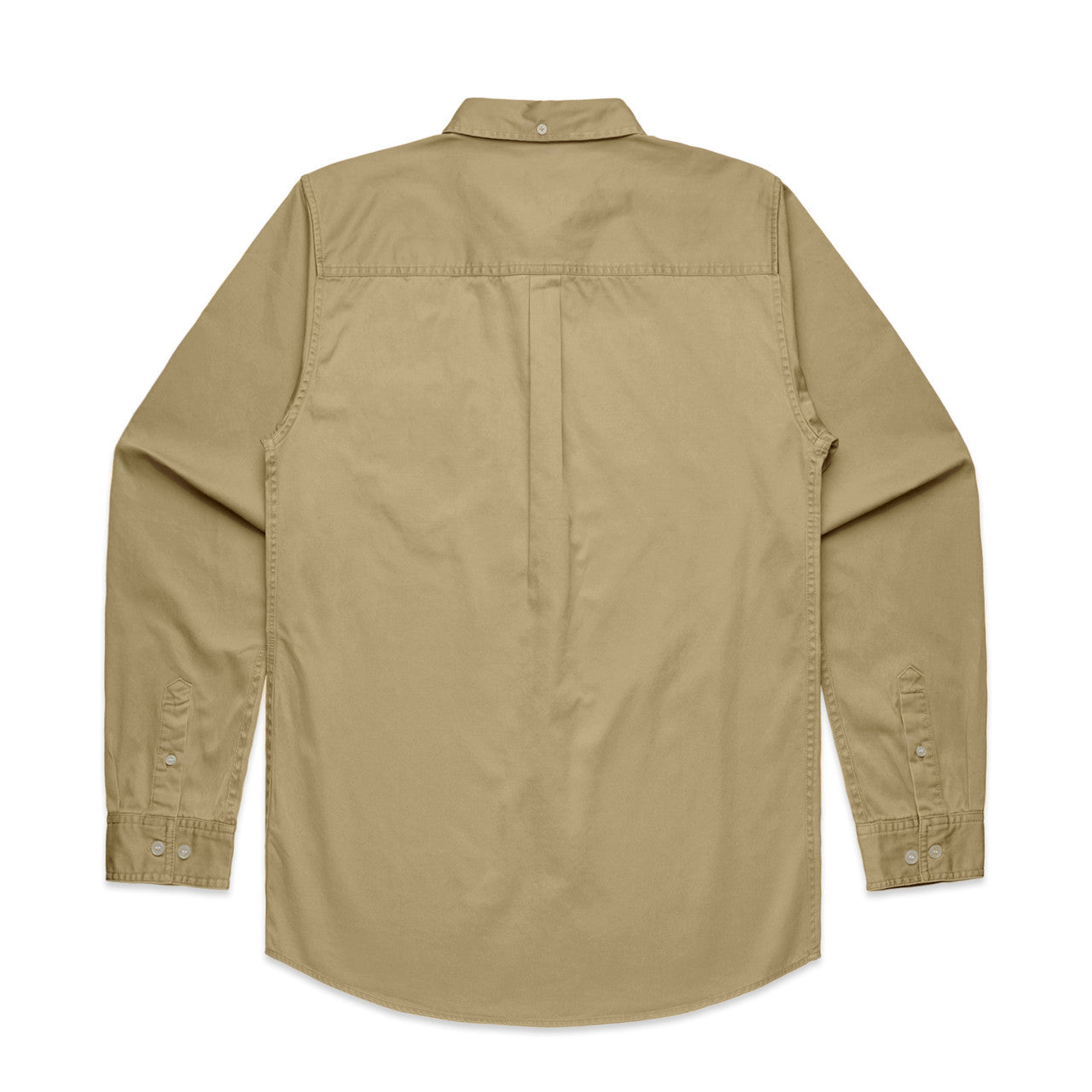 Denim Wash Shirt Khaki - Back