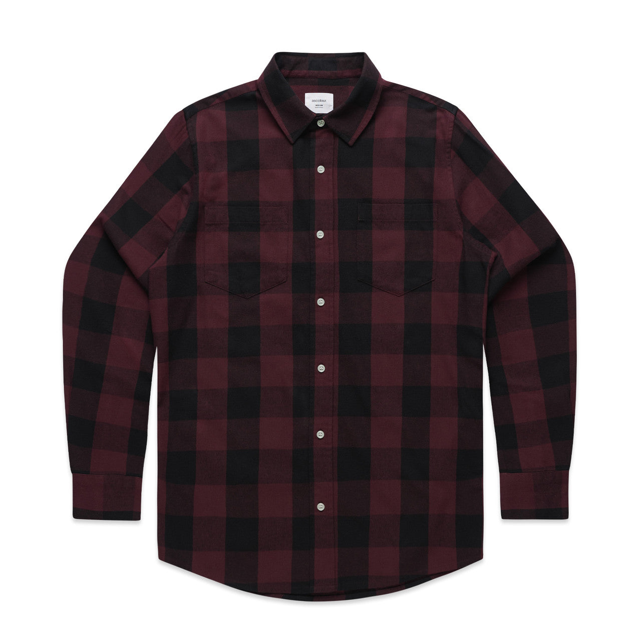 Check Shirt Black/Burgundy
