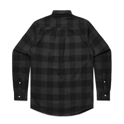 Check Shirt Coal/Black - Back