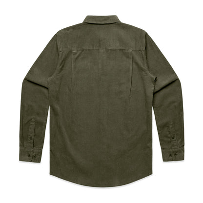 Cord Shirt Army - Back