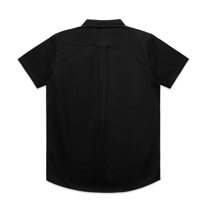 Work S/S Shirt Black - Back