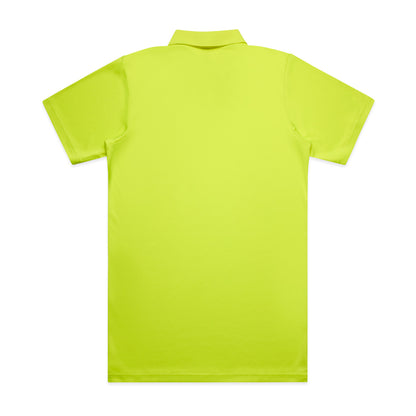 Work Safety Polo (5XL) Safety Yellow - Back