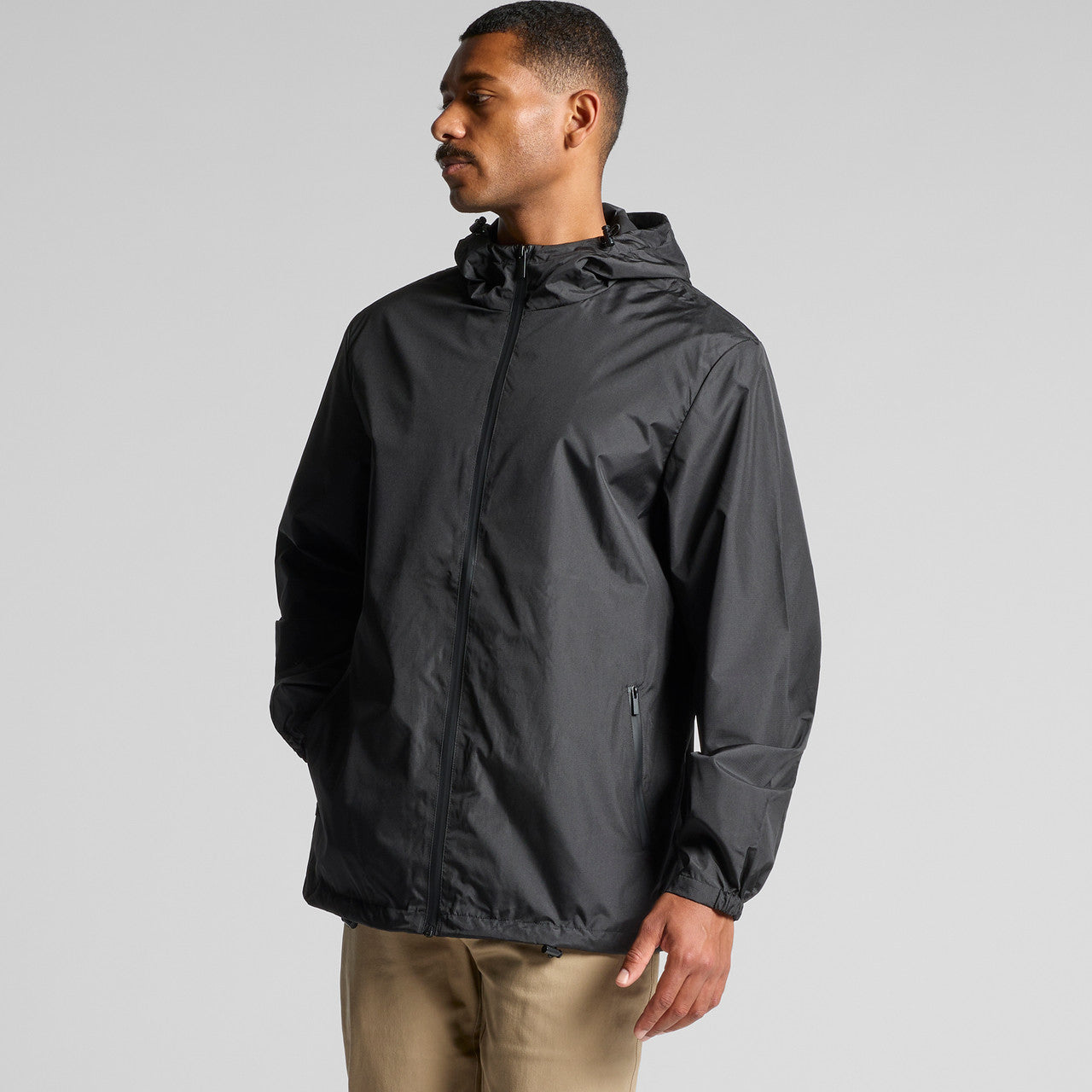 Section Zip Jacket Back